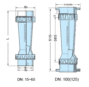 LZS-150、LZS-125、LZS-100、LZS-80、LZS-65、LZS-50、LZS-40、LZS-25、LZS-15塑料管浮子流量計