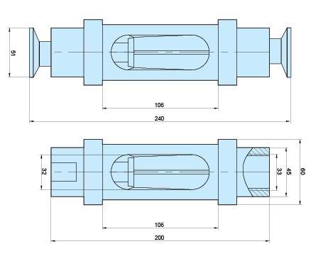 K-5011G、K-5012G、K-5013G、K-5014G、K-5015G、K-5016G、K-5017G玻璃轉(zhuǎn)子流量計